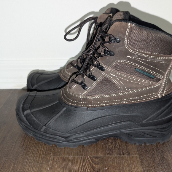 Tamarack Men's Snow Boots Size 11 Water Resistant Thinsulate Suede Leather - Picture 3 of 7